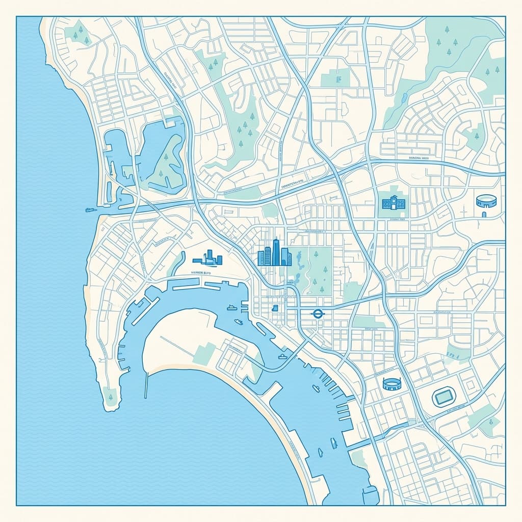 Dubai Marina Map Preview